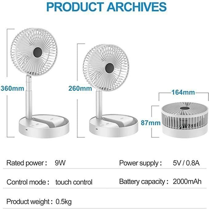 All in 1 Foldable Fan